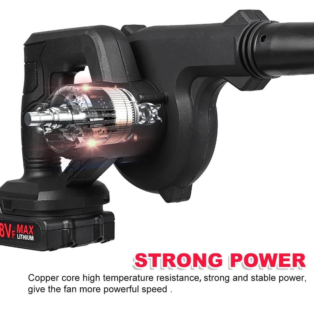 1000W 2 In 1 Cordless Electric Air Blower Vacuum Cleannig Blower Blowing & Suction Leaf Dust Collector For Makita 18V Battery