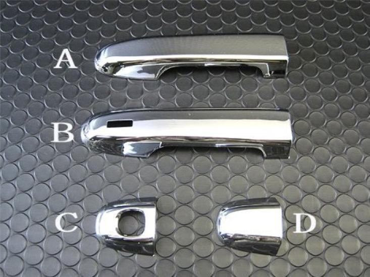 BRIGHTZ Chrome Door Handle Covers Cover for Toyota Aqua NHP10 (Full Type) (VITZ-NOBU-FS-A3B1C1D3E0F0) (10/1998)