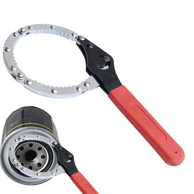 Chain Oil Filter Wrench Alloy Steel Multi-Purpose Adjustable Car Repair Tool Oil Filter Chain Wrench Pliers For Mechanics