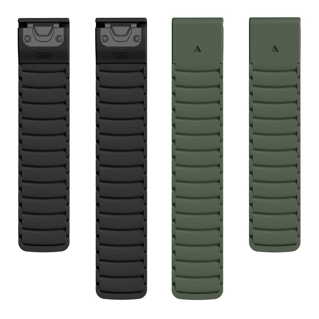 22mm 26mm Watch Band For Garmin Tactix 8 51mm 47mm/Quatix 8 Pro/Instinct 3 2X/D2 Mach 2 1/Fenix Magnetic Silicone Strap Bracelet