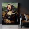 Canvas Painting Mona Lisa In Flowers