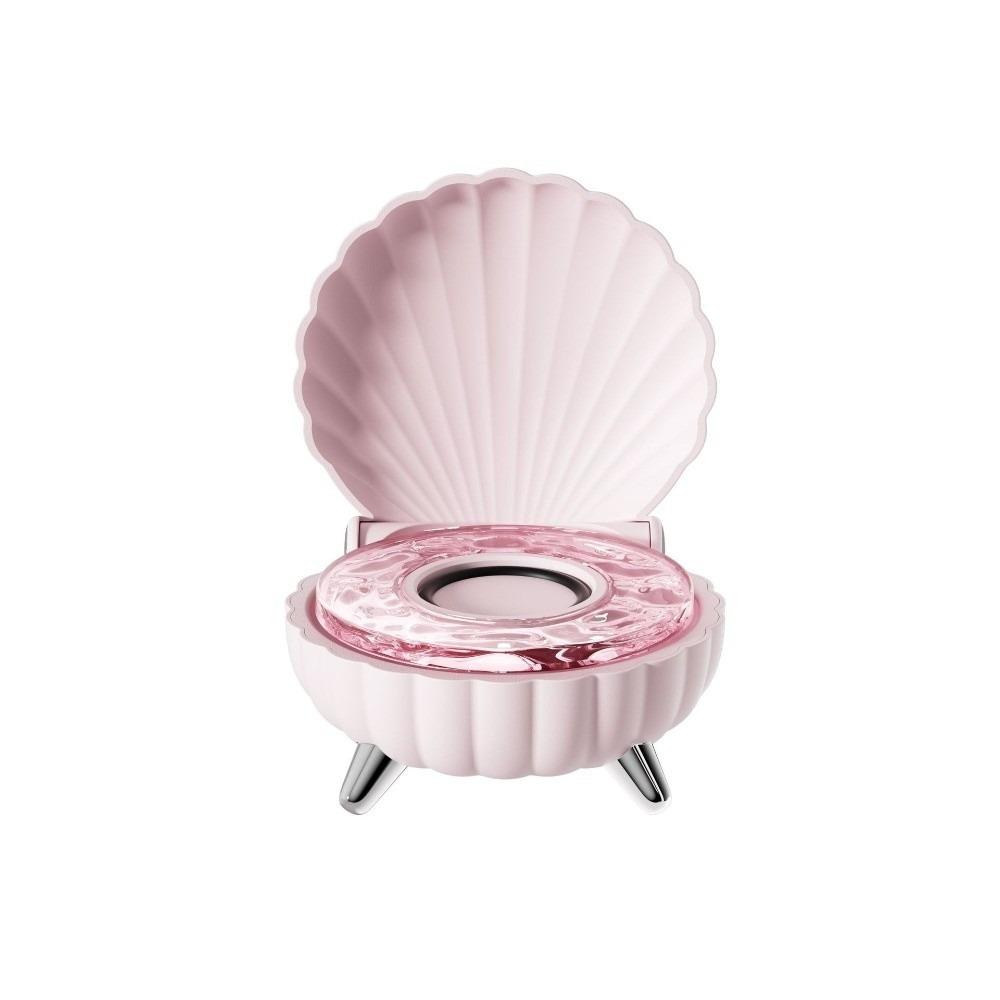 

Clear Sound Shell Shape Bluetooth Speaker Water Ripple Light Effect Mini Music Player LED Night Light Home Decoration & Ambience