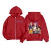 Kids Fashion Women's Lightweight Long Sleeve Zipper Hoodie Printed Hoodie With Pockets