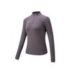 Casual Solid Color Stand Collar Pullover Versatile Sports Slim Fit Warm Knitted Sweater Women Tops 162615401-2
