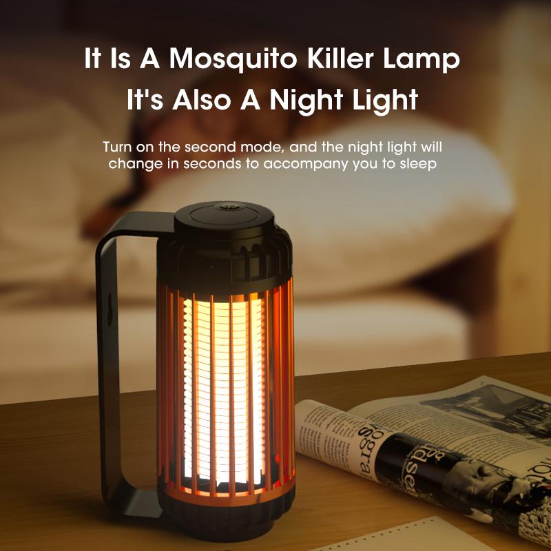 UV Electric Shock Mosquito Killer Lamp USB Fly Trap Zapper Insect Killer For Indoor Outdoor