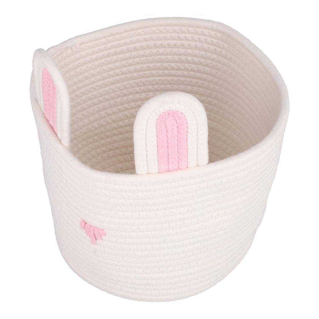 Storage Basket Rugged Lovely Small Bunny Attractive Decorative Home Furnishing Decoration
