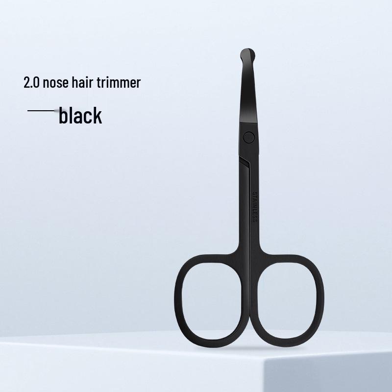 

Ножницы из нержавеющей стали с круглыми кончиками для стрижки волос в носу и бровей 9 x 4.5 cm