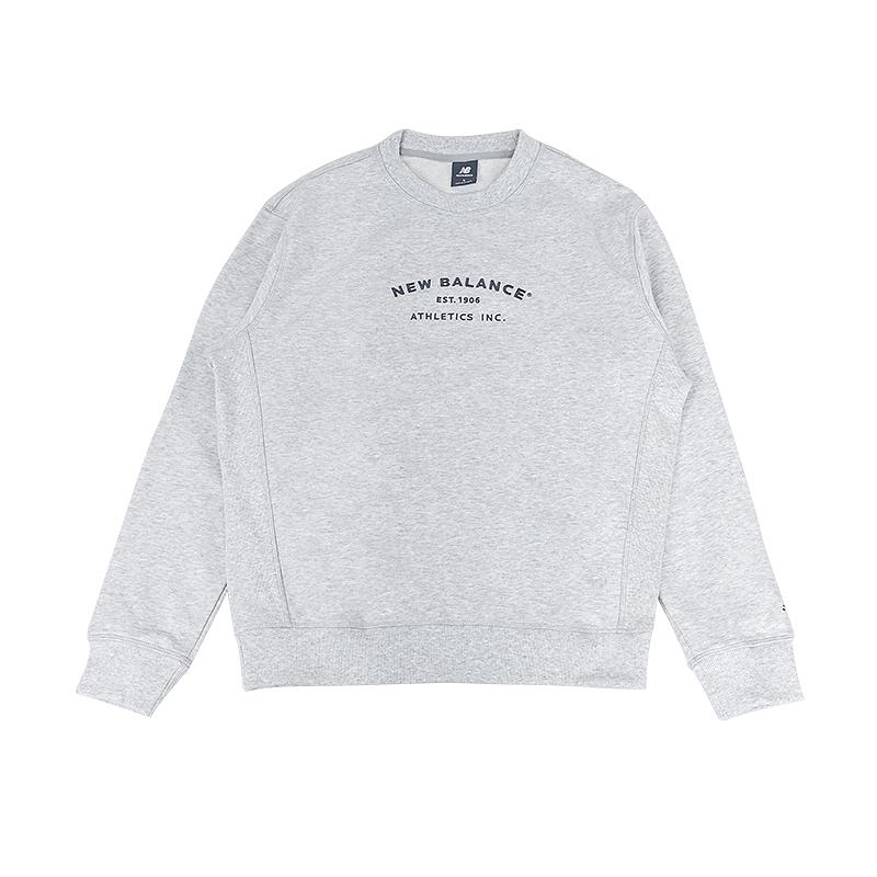 New Balance Athleisure NB Sweatshirt Men s Gray MT43558-AHH S