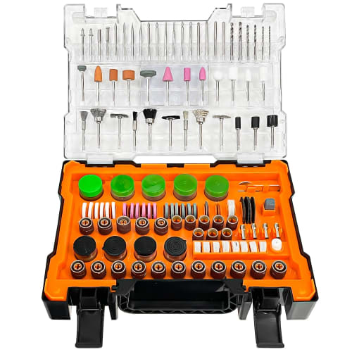 

Socpuro Router Accessories Set (500 Pieces): Grinding Stone, Buff, Wire Brush, Sanding Band, and Drill Bit. Multipurpose Router Bit Set for Polishing,