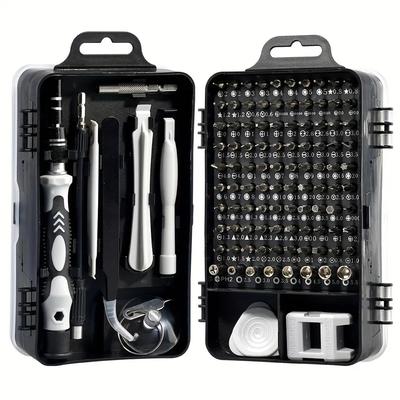 Precision Screwdriver 115 In 1 Set Magnetic Mini Screw Nuts Bits Multifunction Household Repair Tools Kit