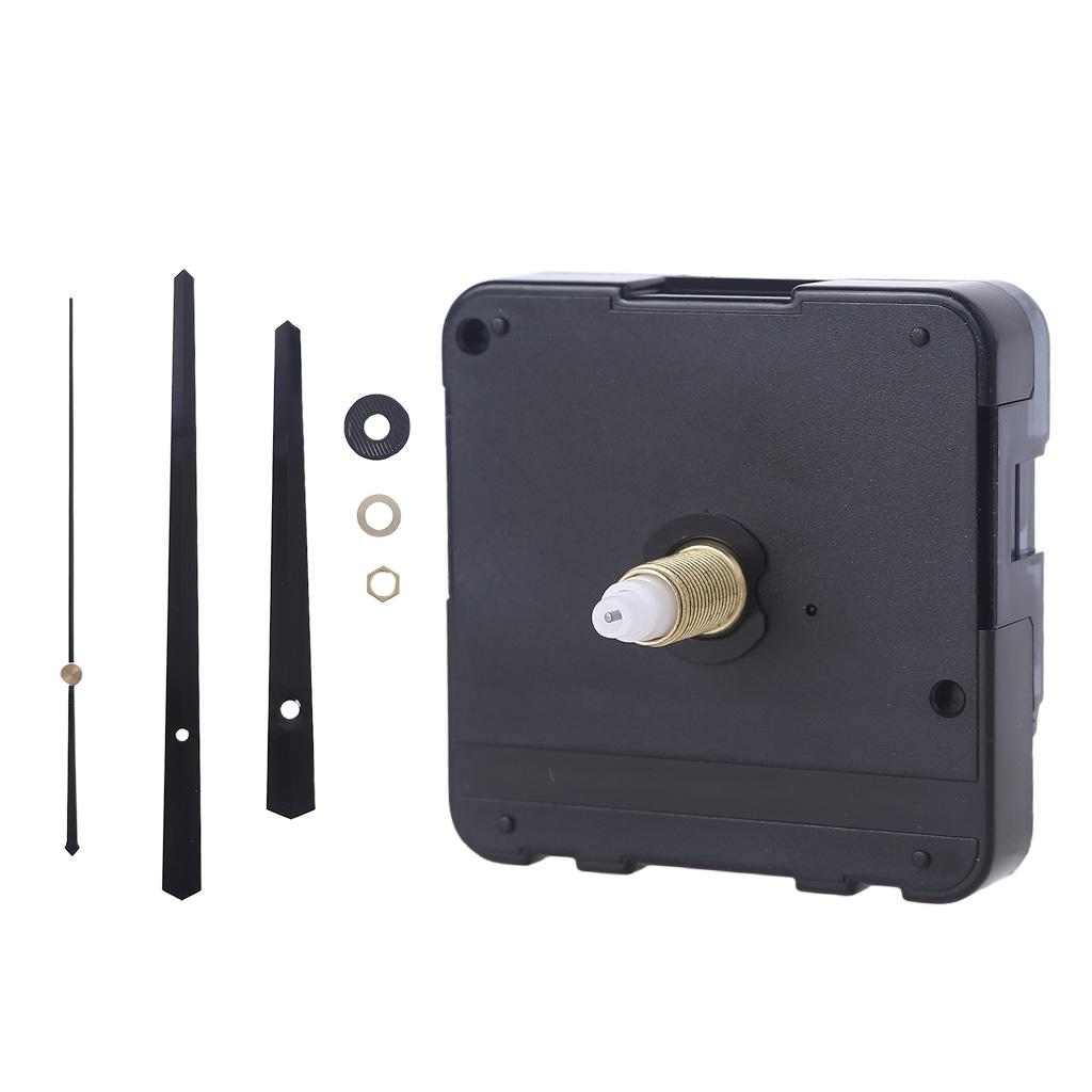 DIY Quartz Wall Clock Movement Mechanism with Hands Long Shaft Silent Kit Battery Operated Repair Parts Replacement Set