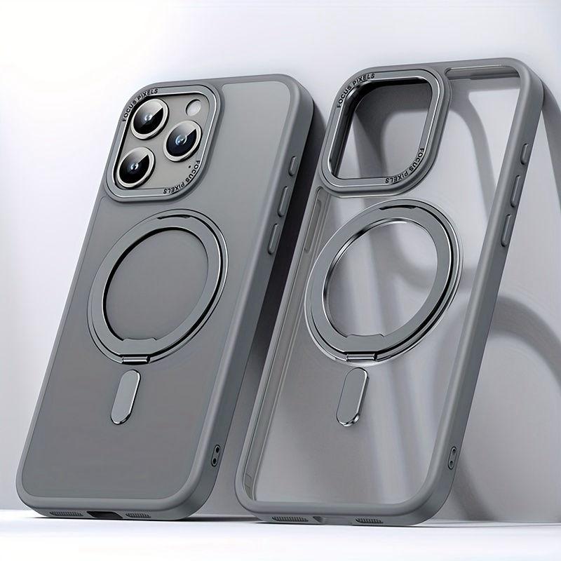 360° Magnetic Stand for iPhone 15 14 13 12 Pro Max Case Support for MagSafe MIL-Grade Drop Protection with Rotatable Magnet Ring