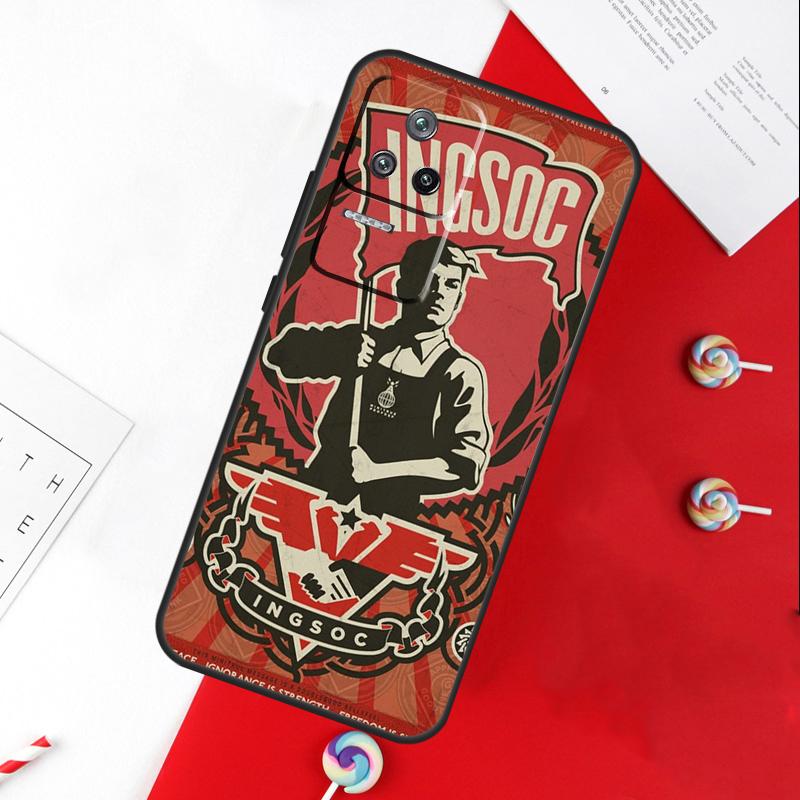 1984 George Orwell Cover For Xiaomi 15 Ultra 13 14 11T 12T 13T 14T Pro POCO X7 Pro X3 X5 X6 M6 F5 F6 Pro Case