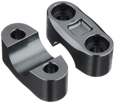 KITACO Lenker Obere Halterung Monkey Hunter 2 Stück 1 Satz (Gunmetallic) 125/Grom/Dax 125/CT125 Cub/GB350(S)/CL250/PCX125/PCX150 usw.. 561-9000190