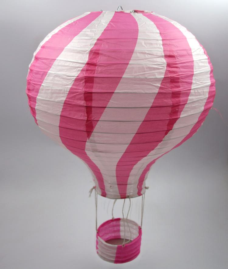 Children's Cartoon Hot Air Balloon Paper Lantern for Weddings and Kindergarten Decorations