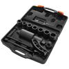 Drehmomentvervielfacher, Schwerlast-Drehmomentvervielfacher-Schraubenschlüssel-Set, 1 Zoll Antriebsradschraubenschlüssel Drehmomentvervielfacher, 1:58 4800Nm Radmutternschlüssel, mit 8