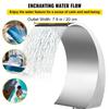 VEVOR Pool Waterfall Fountain Stainless Steel Fountain 15.4\" x 7.9\" x 1.5\" Silver Pool Fountains for Ground Pools Garden Outdoor Waterfalls Sheer