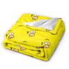Soft Comfy Throw Blanket Travel S-Simpsons Homer Face Pattern Blanket  Flannel Bedspread For Living Room Trend Sofa Bed Cover