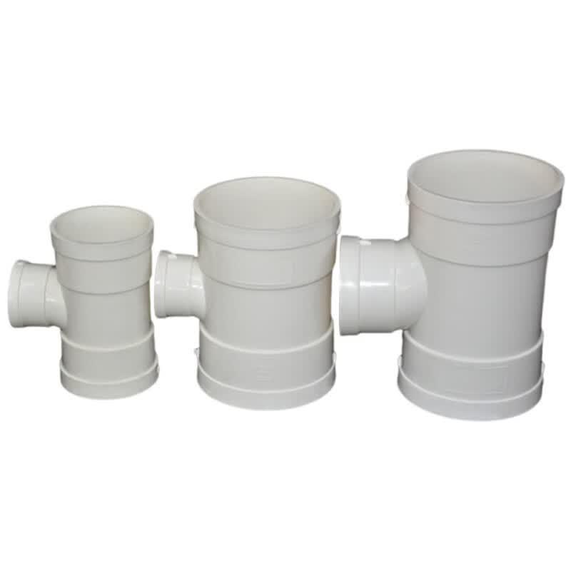 PVC redukční T-kus pro odpadní potrubí