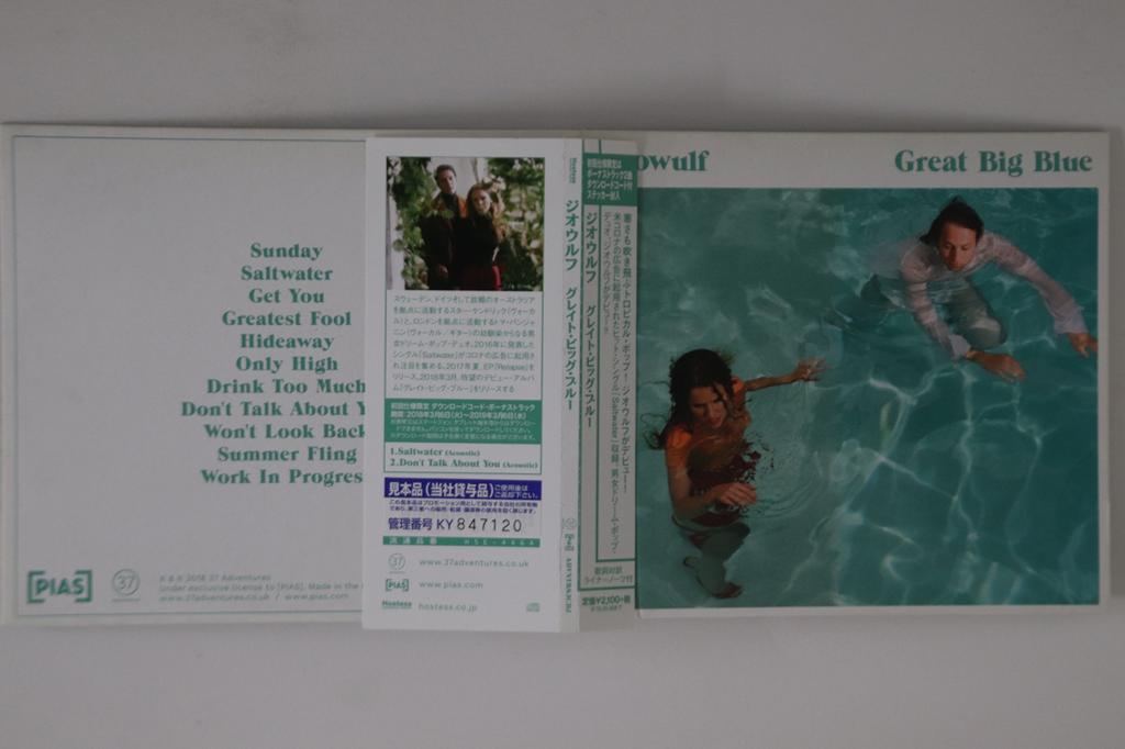 CD GEOWULF - Great Big Blue ADVNTR83CDPROMO PIAS EU Obi Rock Used