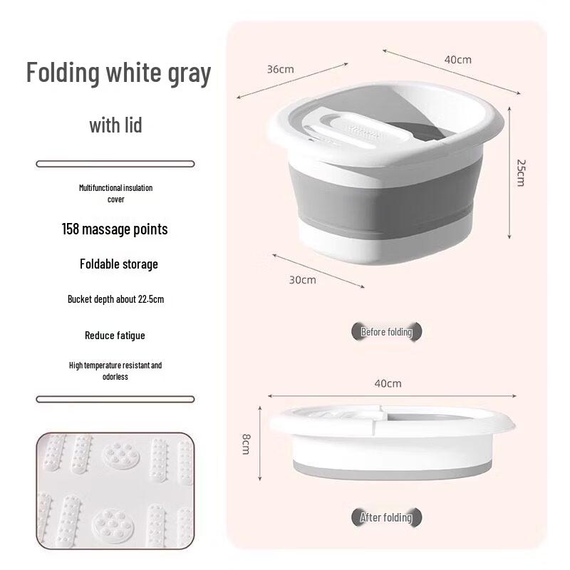 ZISIZ Foldable Silicone Water Bucket