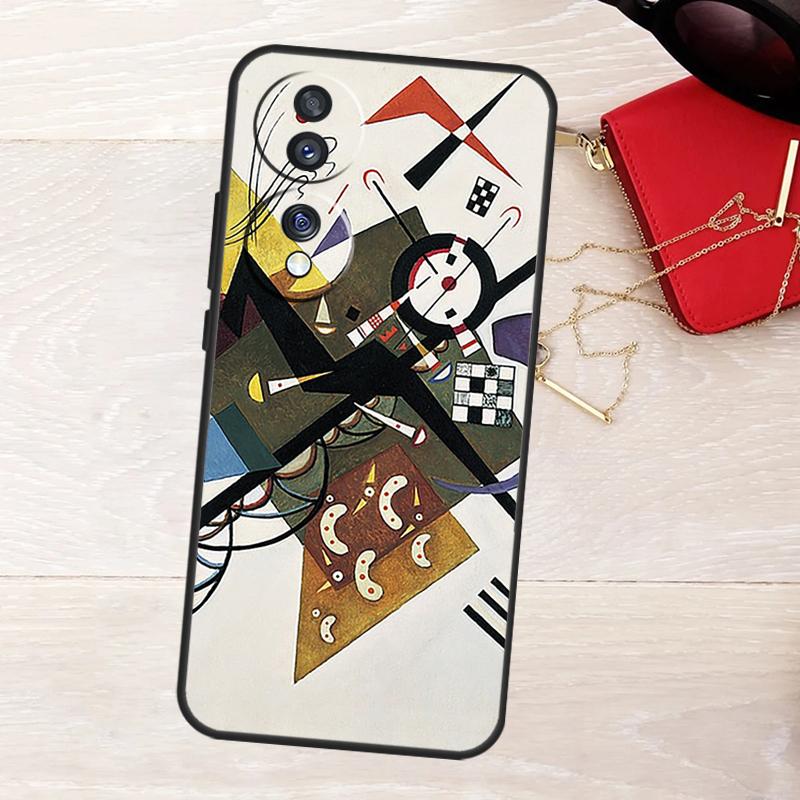 Wassily Kandinsky Abstract Artistic Case For Honor 200 400 Pro 50 70 90 X9a X9b X9c X9d X8a X8b X8c Magic 7 Lite 5 6 8 Pro Cover