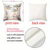 2D Flat Printing Palm Tree And Animal Pattern Cushion Covers Polyester Pillowcase, Sofa Decorative Cushion Cov Headboard Pillow