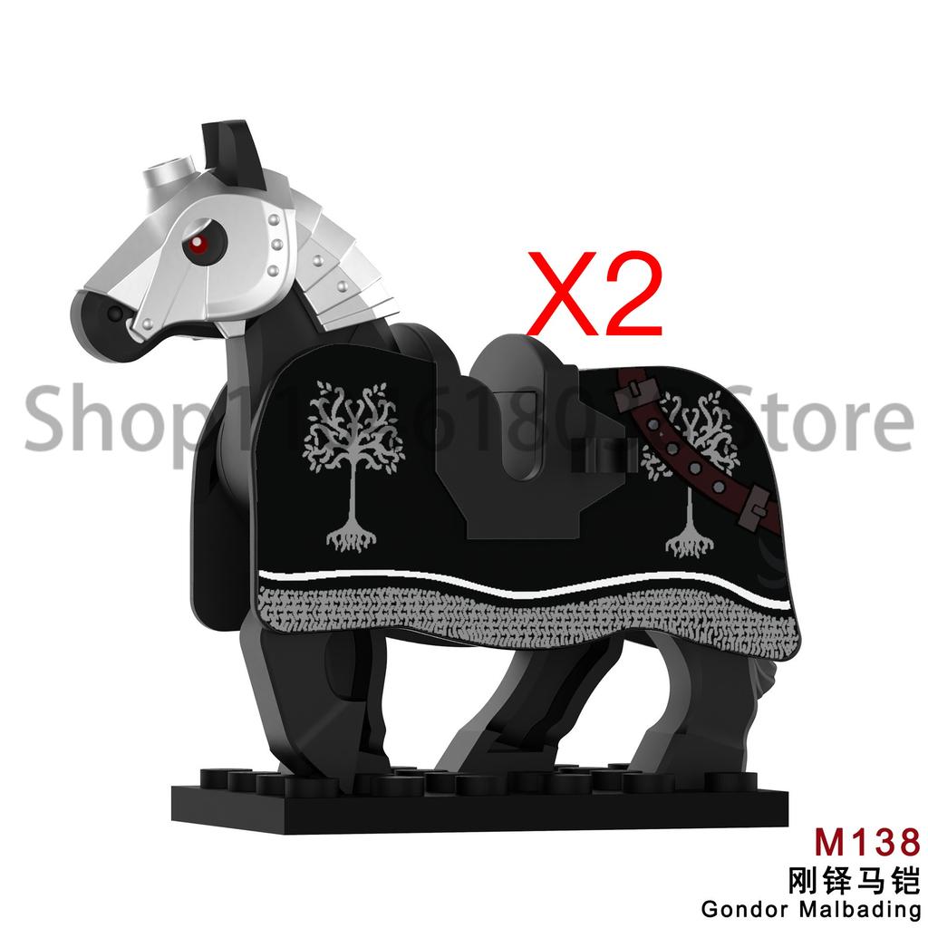 Medieval Military Figures Octopus Sea Demon Knights Building Blocks Weapons Accessories Sword Temple Spear Shield MOC MINiBricks