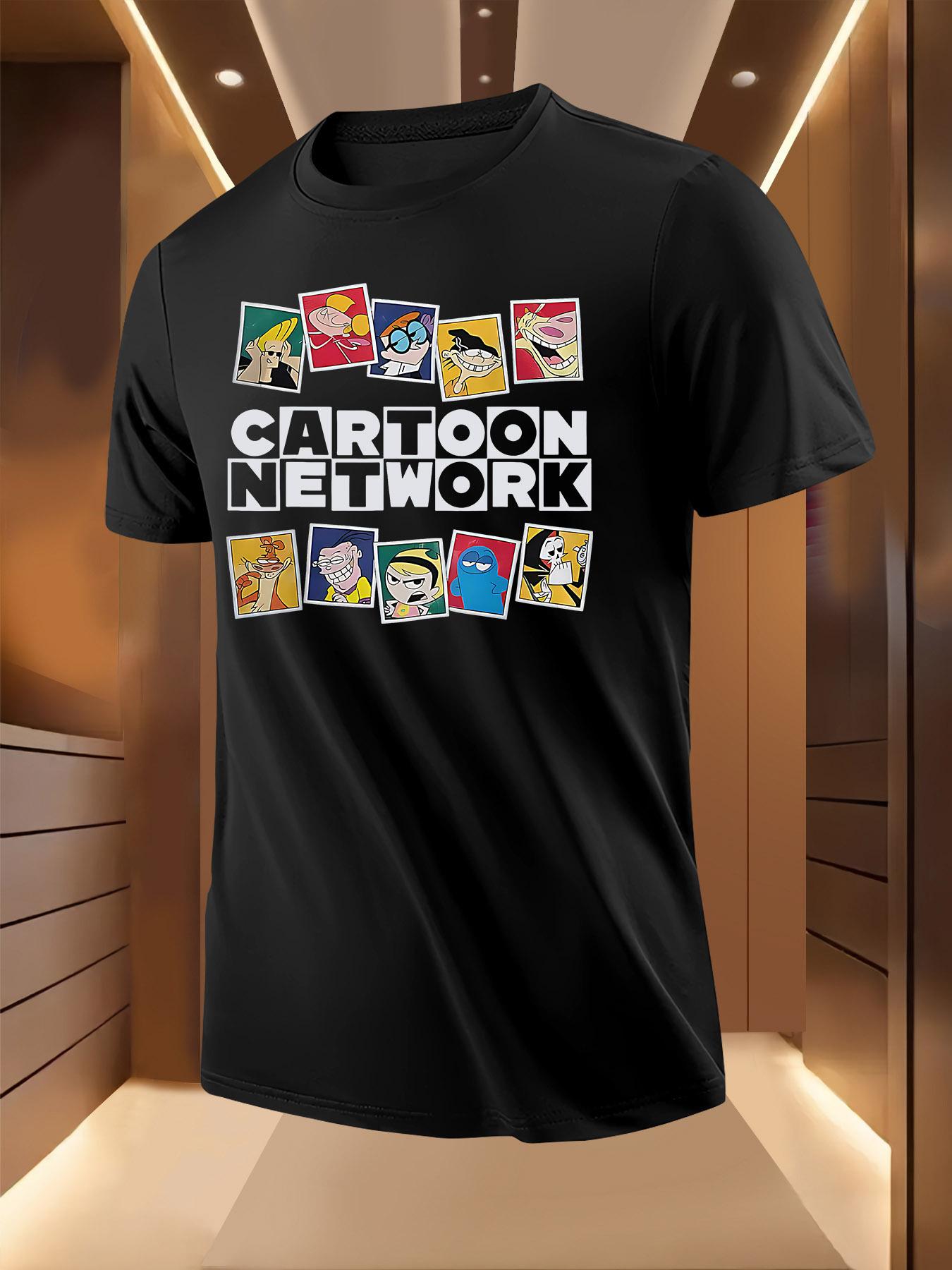 Cartoon Print Tshirt - Breathable Polyester XXL