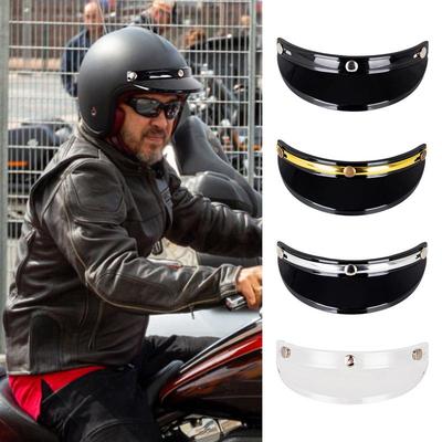 Motorcycle Face Shield Visor Retro Shield Vintage Helmet Brim Vintage Style Helmets Accessories For Motorcycle Helmet 4 Colors