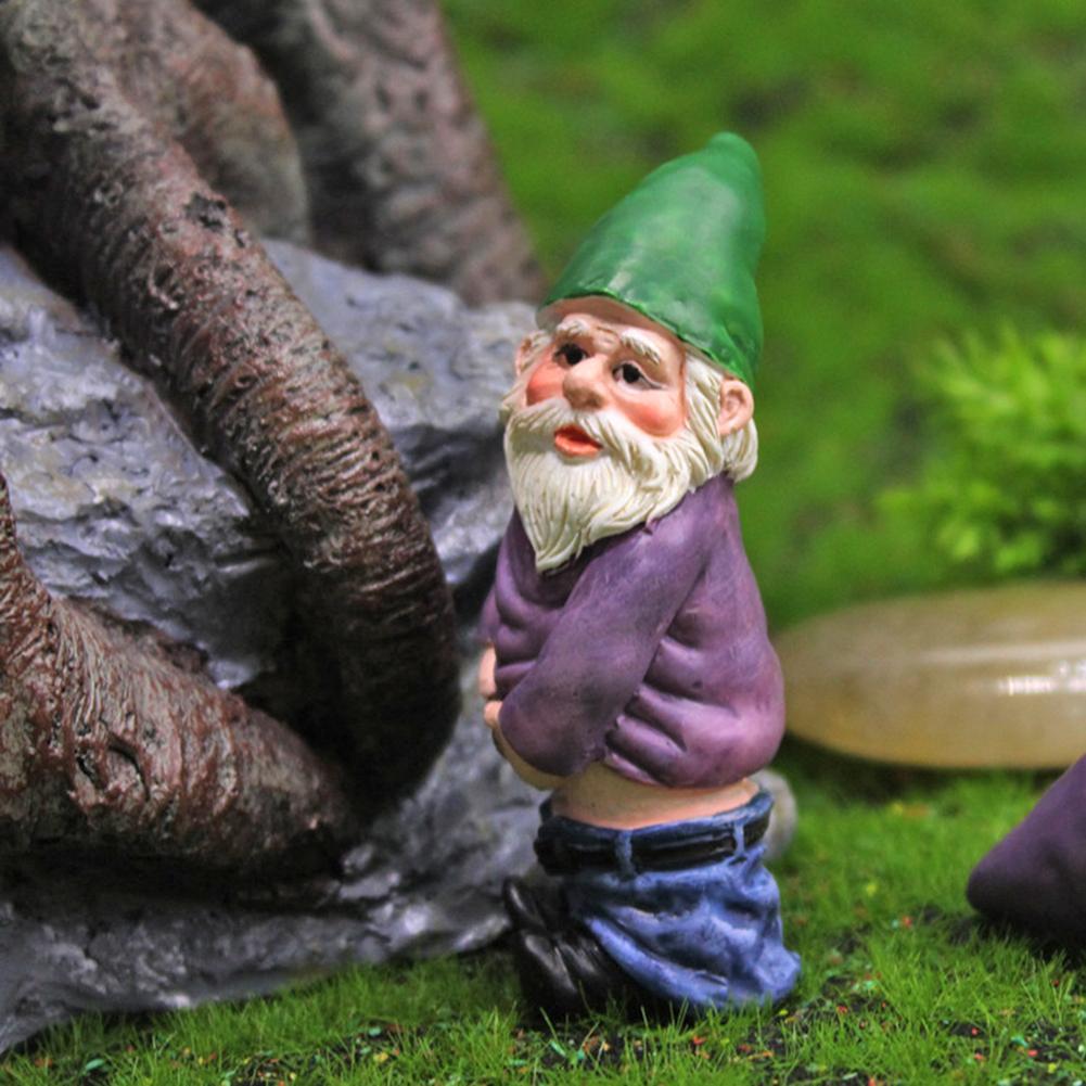 Mini Legrační skřítci Víla Zahradní slavnost Opilí skřítci Trpasličí socha Miniatura Nádvoří Krajina Květináč Ozdoby Figurka