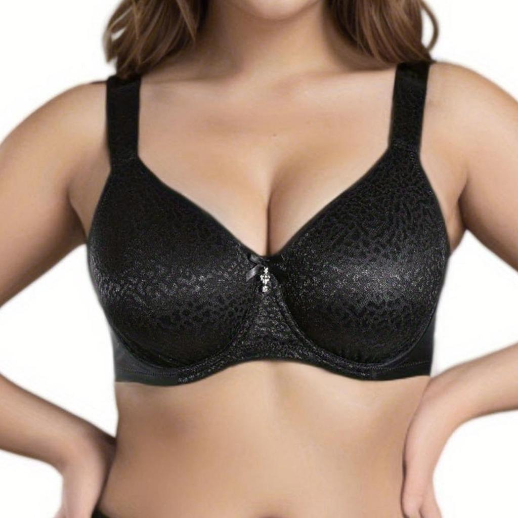 Plus Size Push-Up Underwire Bra - Breast Enhancing, Anti-Sagging, Slimming Effect, Mm Thin Style