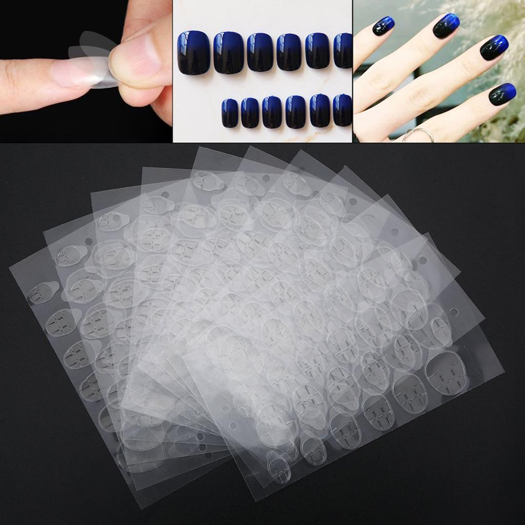 Double Sided Adhesive Glue Transparent Clear Sticker Tape for False Nail Tips Manicure Tools