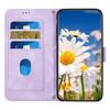 For Samsung Galaxy S24 FE Case PU Leather Floral Phone Cover with Card Slots