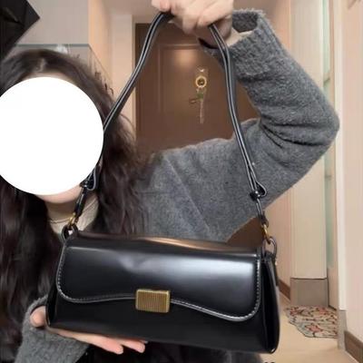 Summer New Niche High-end Single Shoulder Underarm Bag Fashionable Portable Oblique Span Bag Versatile Small Square Bag