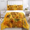 Van Gogh Kunst Niedlich Kawaii Bequemer Bettbezug Steppdecke Kissenbezug Bettwäscheset Kinder Schlafzimmer Dekoration Heimtextil