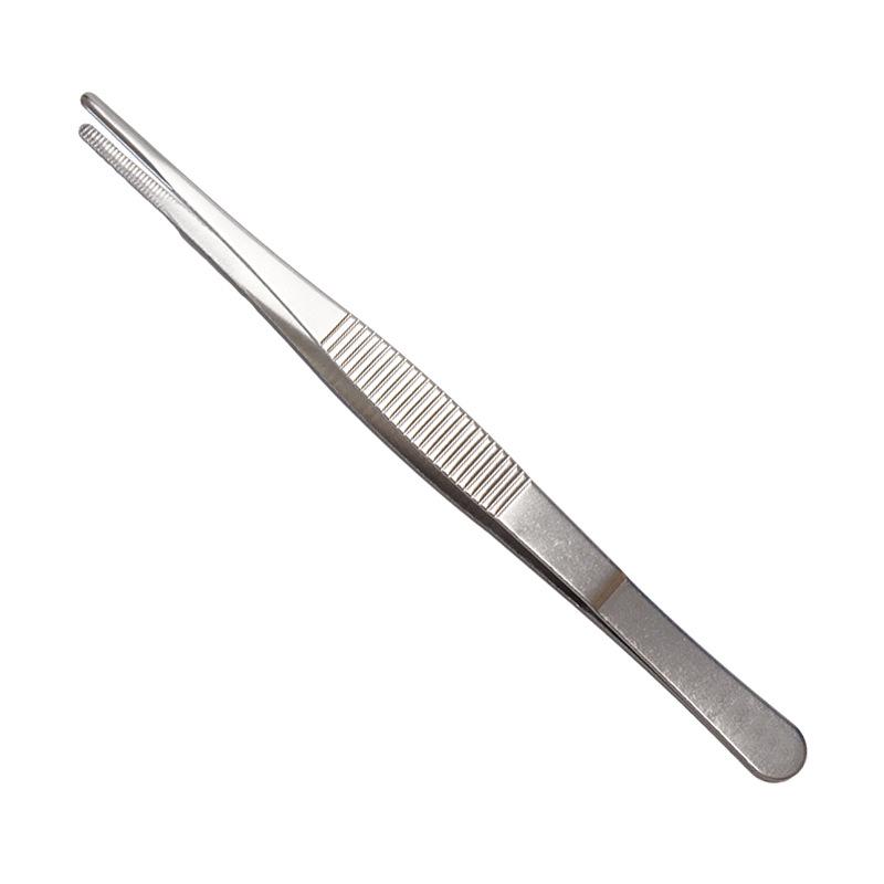 304 Stainless Steel Anti-Iodine Tweezers: Straight & Elbow Design for Gardening, Fishing, and Aquarium Use
