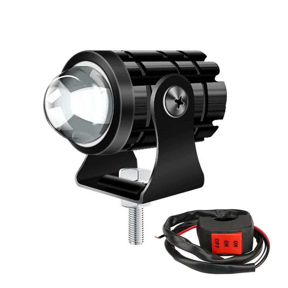 

Светодиодные фары для мотоцикла, алюминиевые двухцветные прожекторы, линзы проектора, фары, противотуманные фары, квадроциклы, скутеры, мотоаксессуары