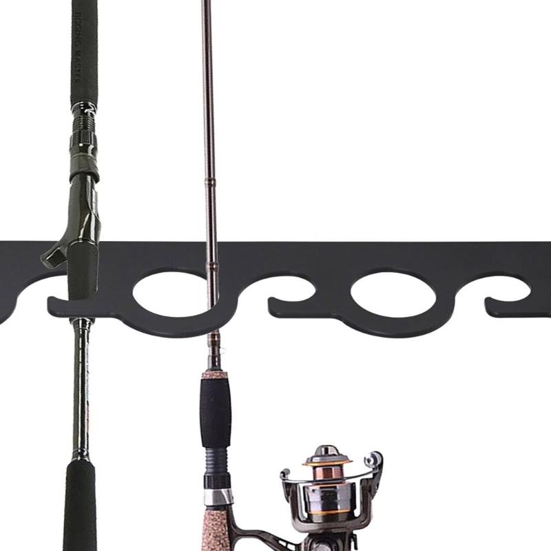 Fishing Rod Holder Wall Ceiling Fishing Rod Storage Rack Horizontal Fishing Rod Overhead Hanger Fishing Rod Holder Stand