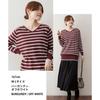 Border Knit Cotton Sweater Top Clothes Shirt Silhouette Oversilhouette Oversize Burgundy Burgundy Red Wine Color Wine Color Autumn Clothes Bordeaux