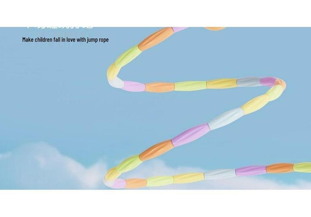 Adjustable Bamboo Jump Rope for Kids and Beginners - Ideal for Kindergarten to Middle School Fitness