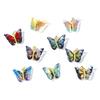 1 Piece Resin Insect Charm 18K Gold Plated Butterfly Animal Brass Pendants For DIY Necklace Bracelet Jewelry Making 24mm x 20mm