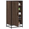 Shoe Rack Brown Oak Effect 48 x 38 x 97.5 cm Engineered Wood