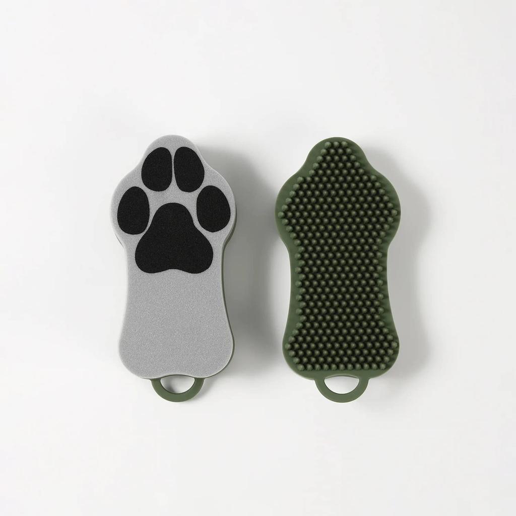 HARIO Pet Brush Glutte for and Olive Dogs, Cats, Short-Haired Breeds, Hard, Green, PTS-GTH-OG