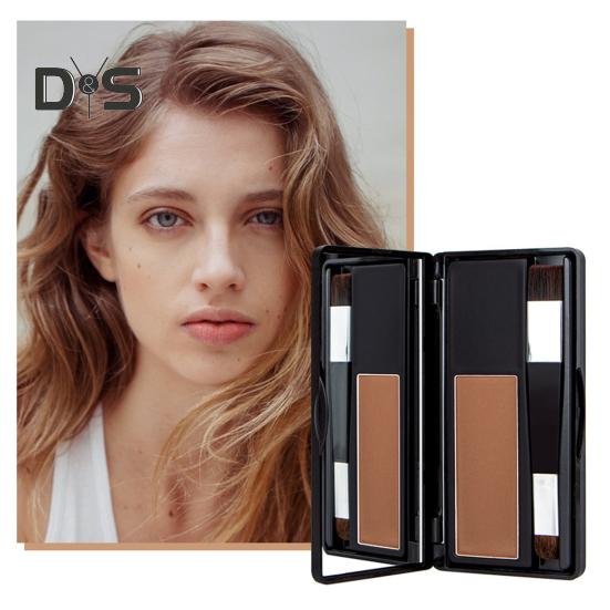 8G Hairline Cream with Mirror Brush Waterproof Sweat-proof Root Touch Up Hair Powder Men Women Instantly Thin Hair Eyebrow Beard Line Coverage