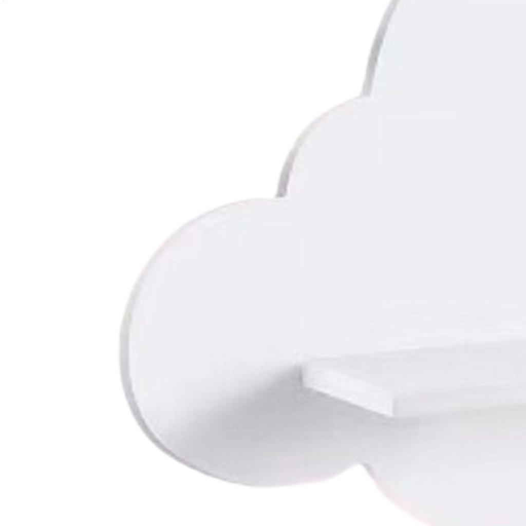 Cute Wall Shelves 3 Pieces Floating Storage Cloud-Shaped Aesthetic Room Decor Shelves For Kid's Room Nursery Kitchen Workplace