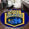 Personalized Leeds Rhinos Round Chair Office Rug - Perfect for Mat, Office Chair & More - Ideal Gift for Birthdays and Holidays