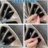 ROSON Valve Stem Caps, 4 Pack Handmade Crown Bling Crystal Rhinestone Car Wheel Tire Valve, Attractive Dustproof Car Accessories, Universal Stem Air
