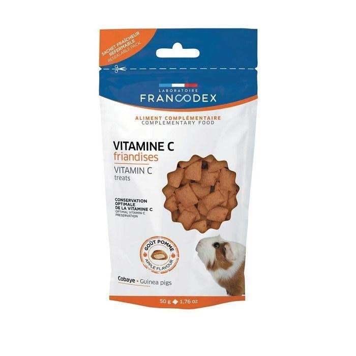 Friandise - FRANCODEX - Vitamine C - 50g - Cochon d'Inde - Adulte
