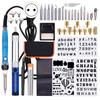Wood Burning Kit 53PCS Adjustable Temperature 200 450 Celsius  Wood Burning Tools Pyrography Pen Set with 28 Tips for